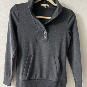 Banana Republic Charcoal Gray Pullover Sweater